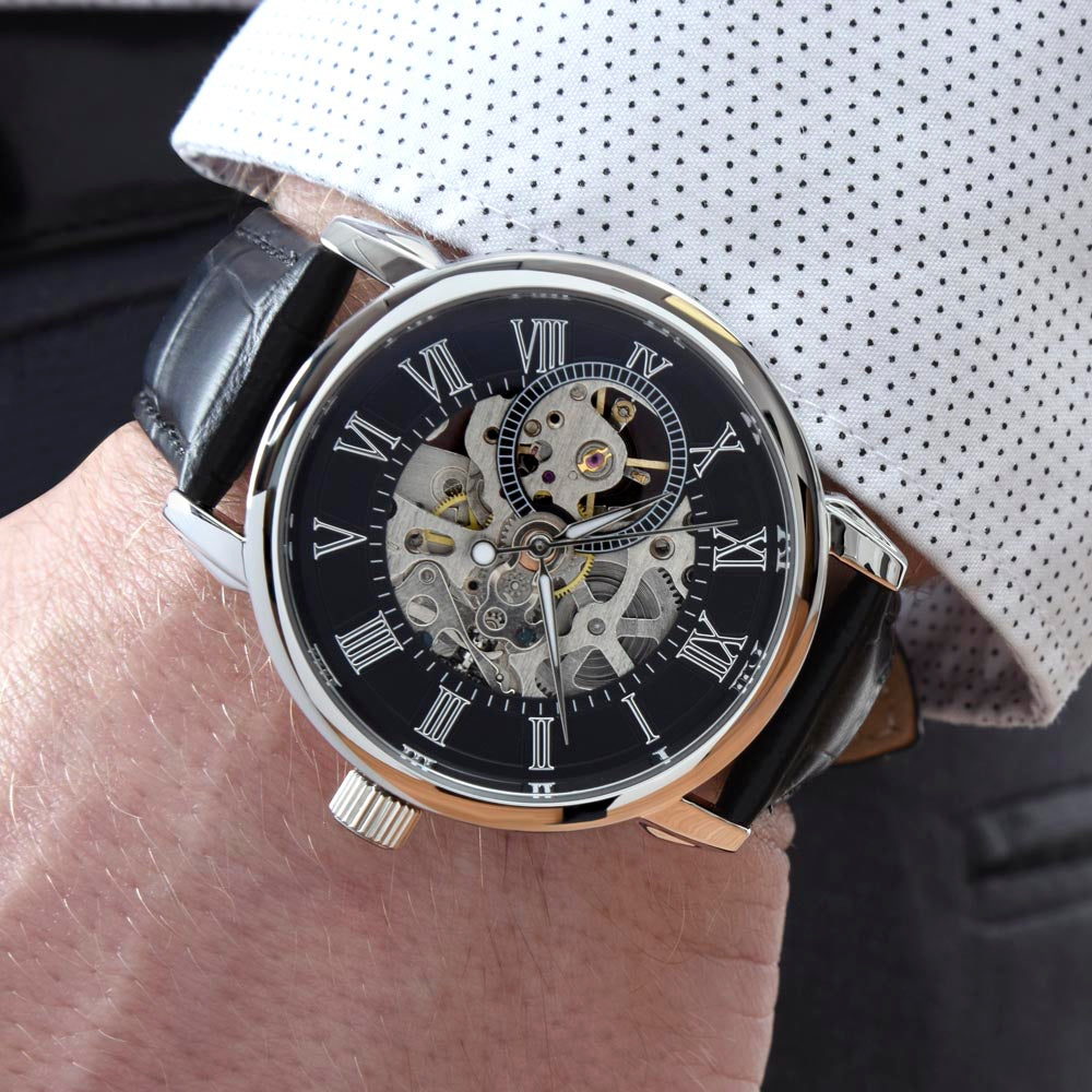 You've Aged Well | Timeless Motion Mens Open Watch