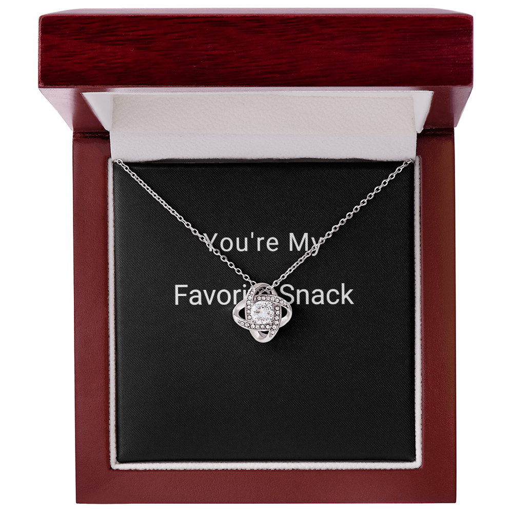 Love Knot Necklace — You're My Favorite Snack