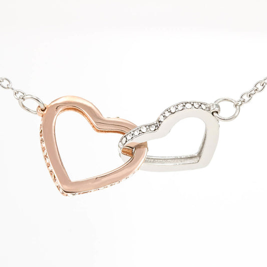 Interlocking Hearts Necklace — Life Is Gouda With You