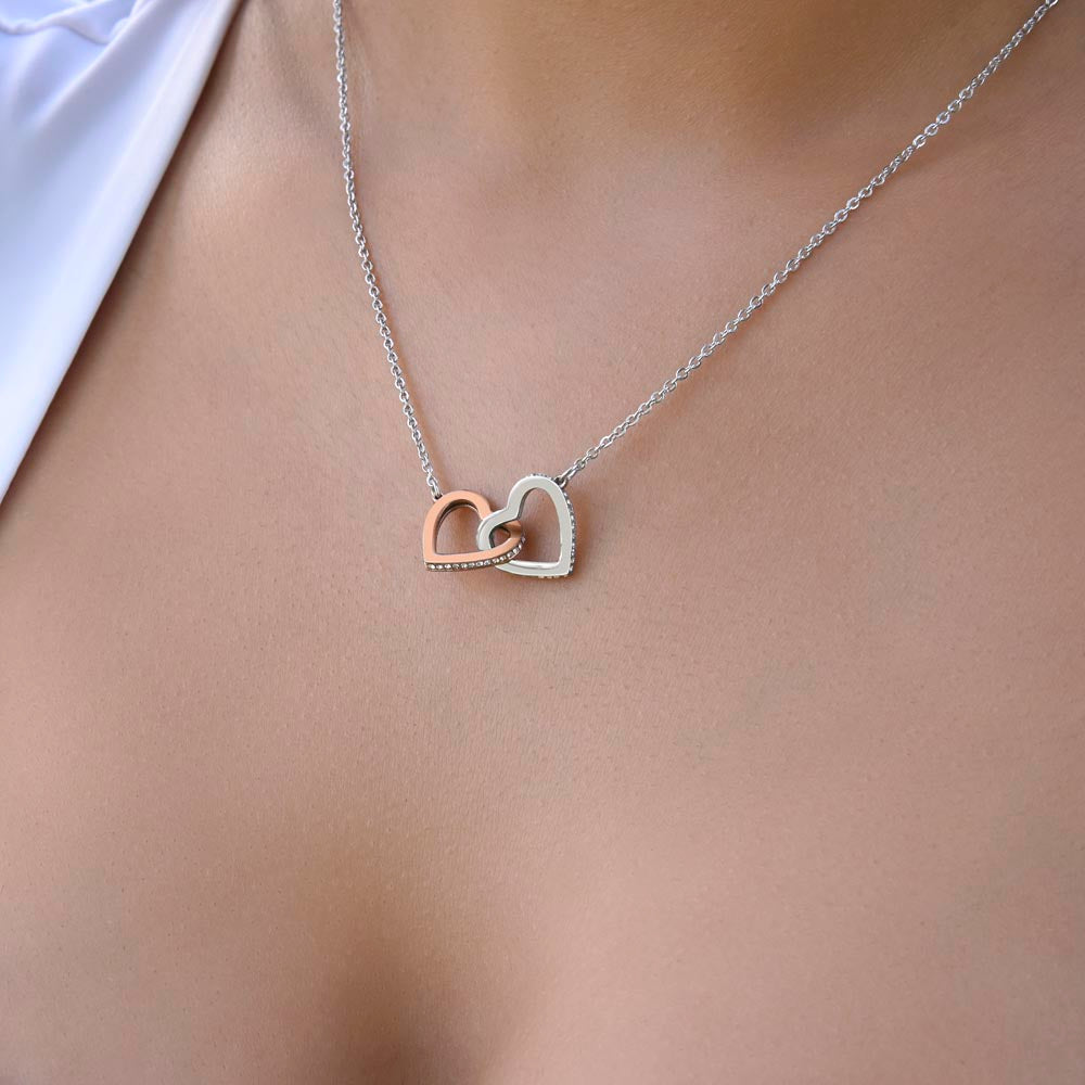 Interlocking Hearts Necklace — Life Is Gouda With You